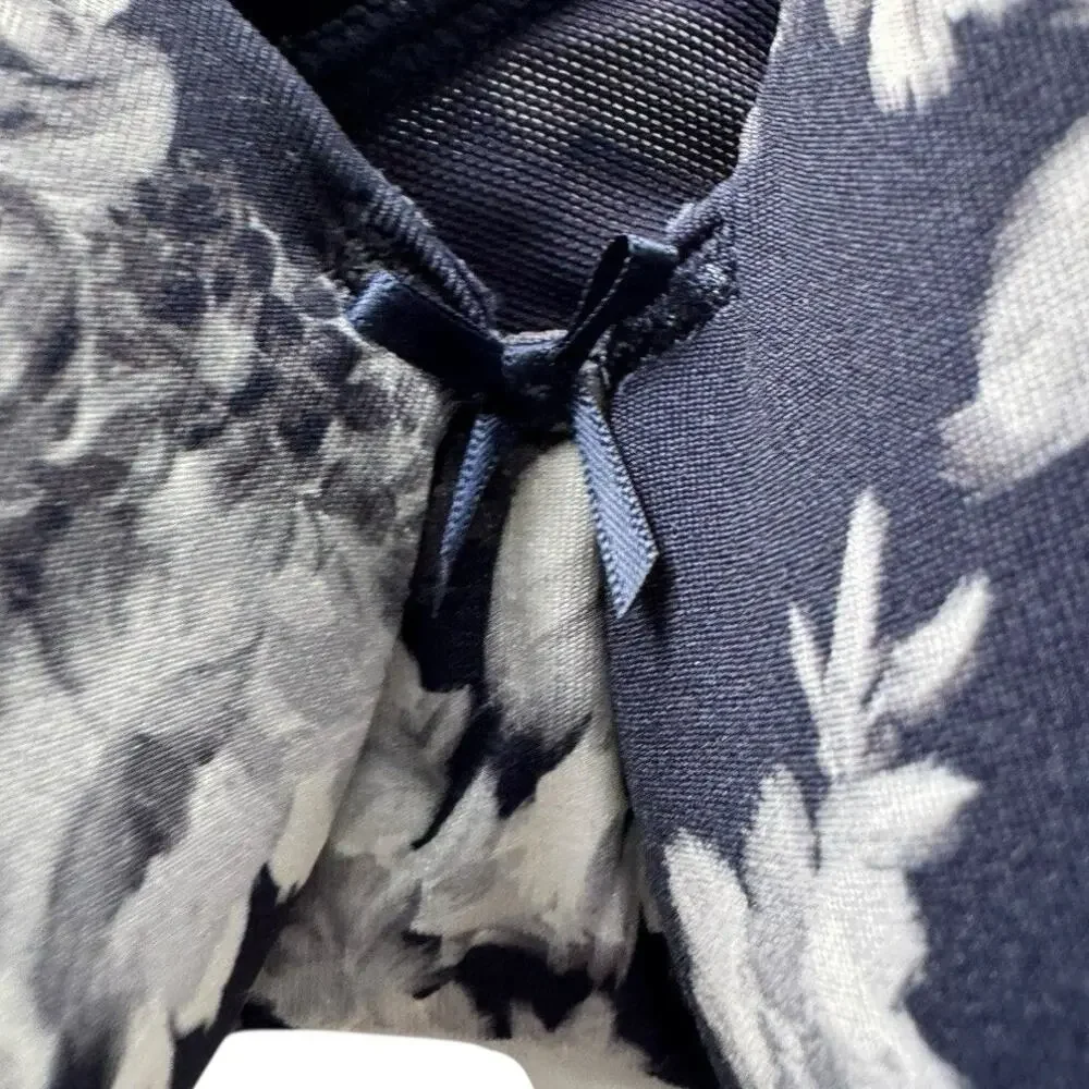New Cacique‎ 42C Bra Dark Floral Backsmoother Lightly Lined Full Coverage